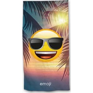 Drap de plage Emoji en vacances